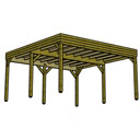 carport toit plat